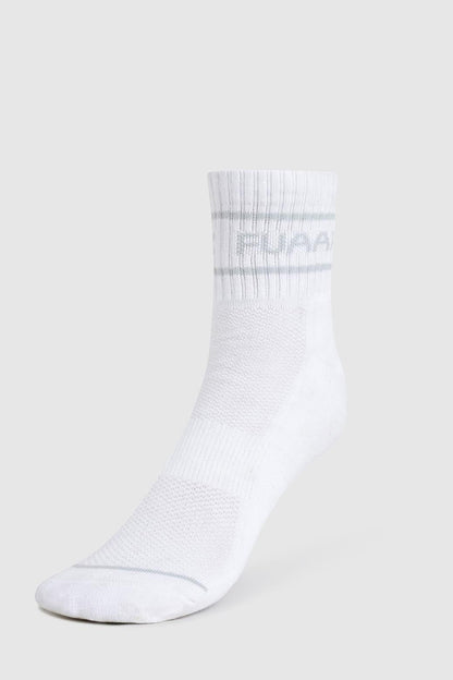 Legacy Quarter Socks White/Grey - ShopHub