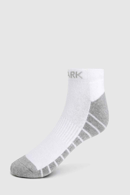 Legacy Ankle Socks White/Grey
