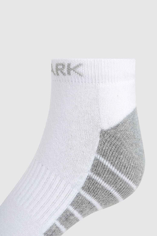 Legacy Ankle Socks White/Grey