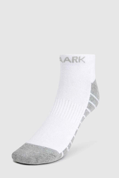 Legacy Ankle Socks White/Grey