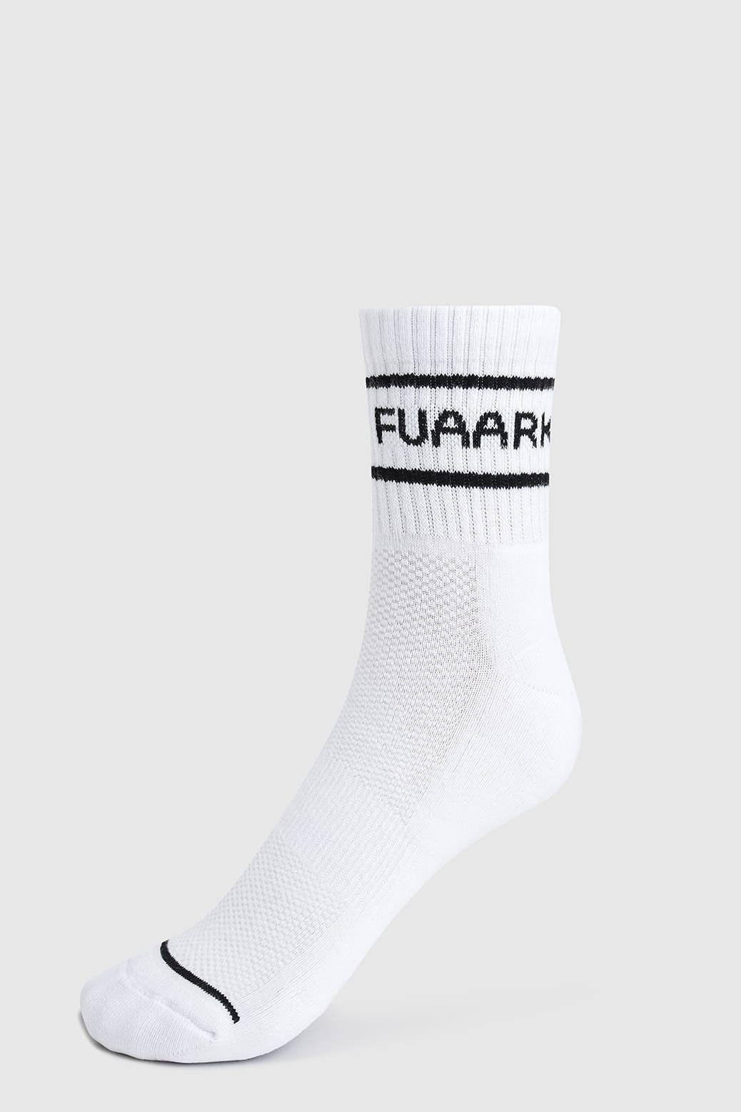 Legacy Quarter Socks White/Black - ShopHub