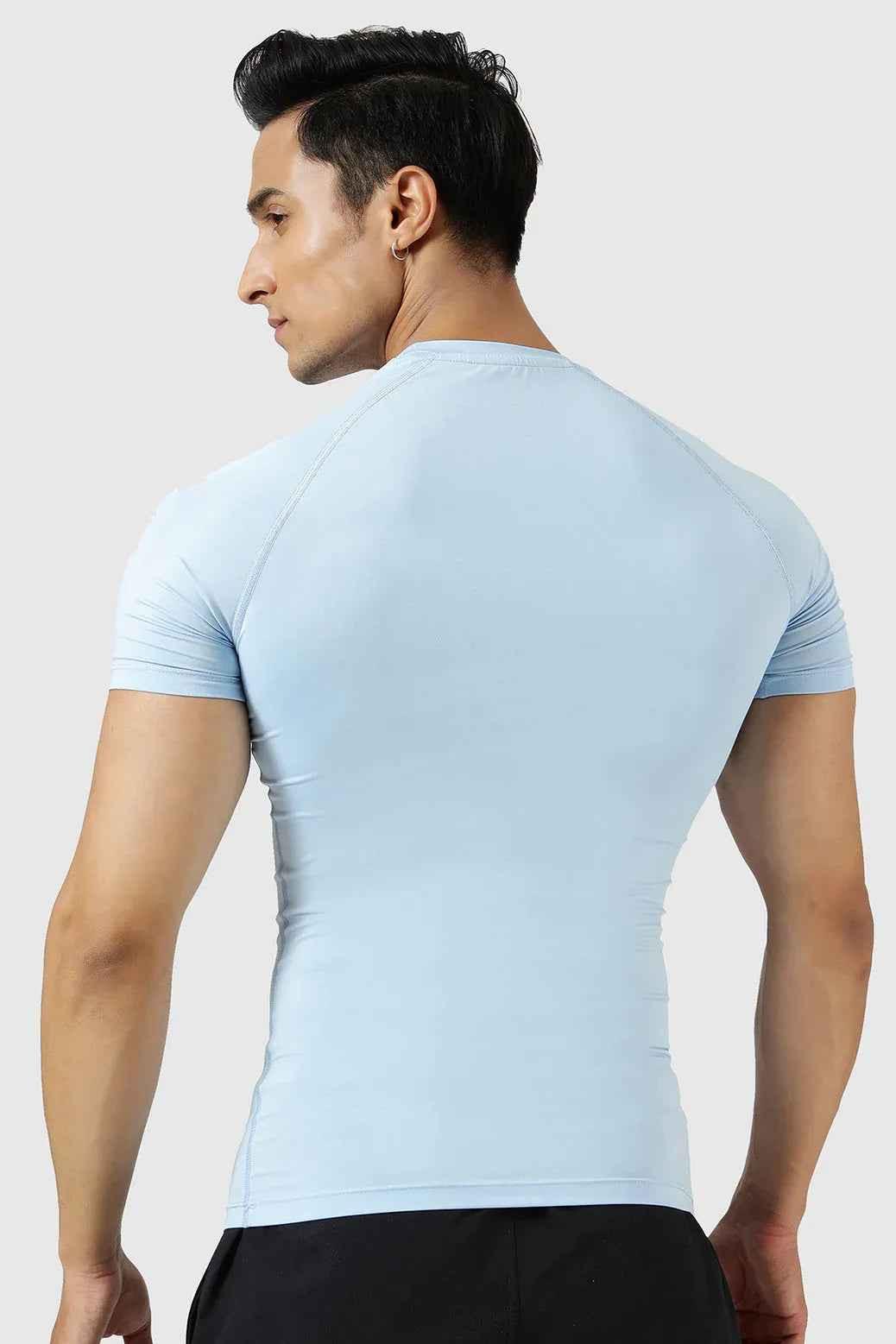 Compression T-shirt Glacial Blue