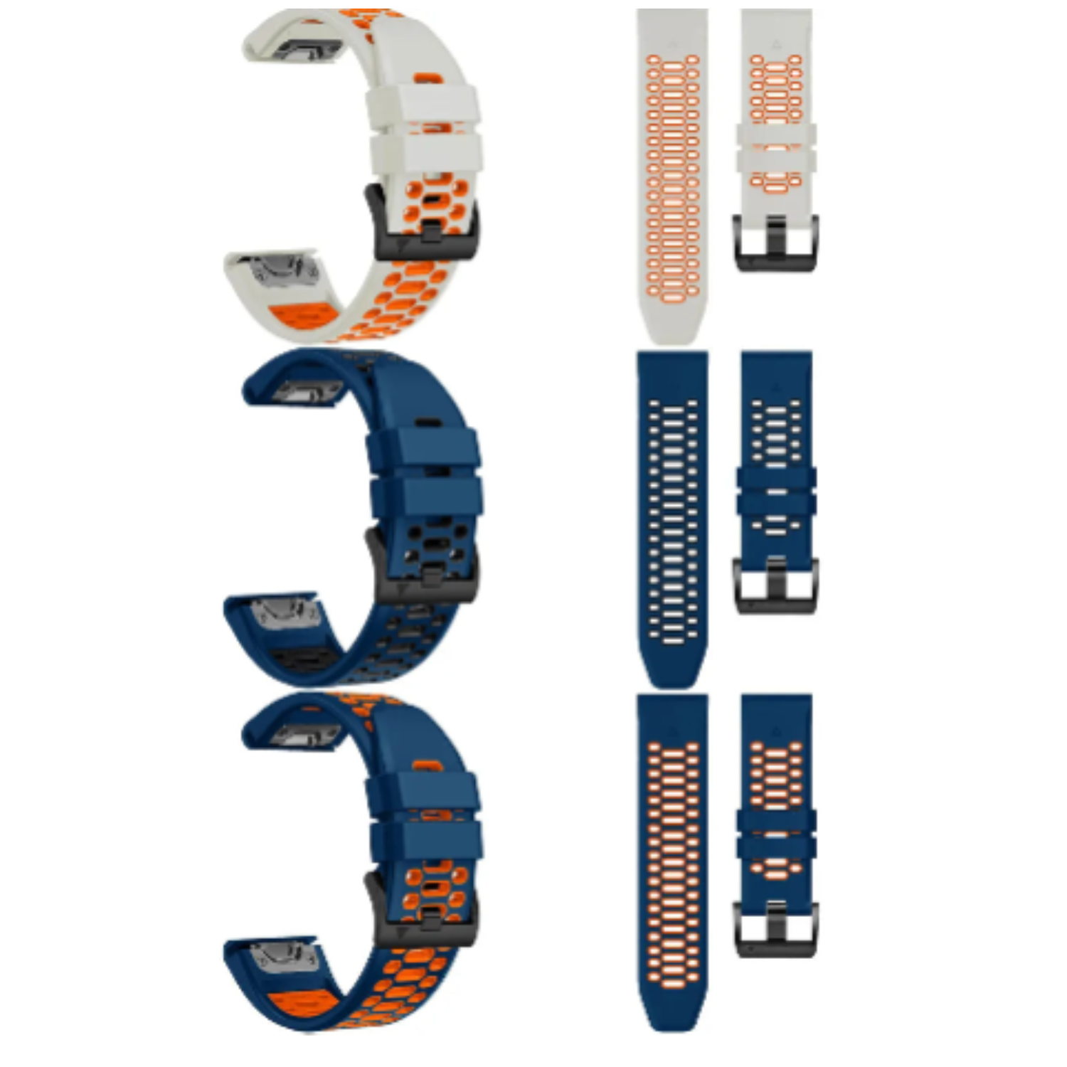Quick Fit Silicone Strap for the Garmin Fenix 7X & 7X Pro (available in 12 colours) Habicare