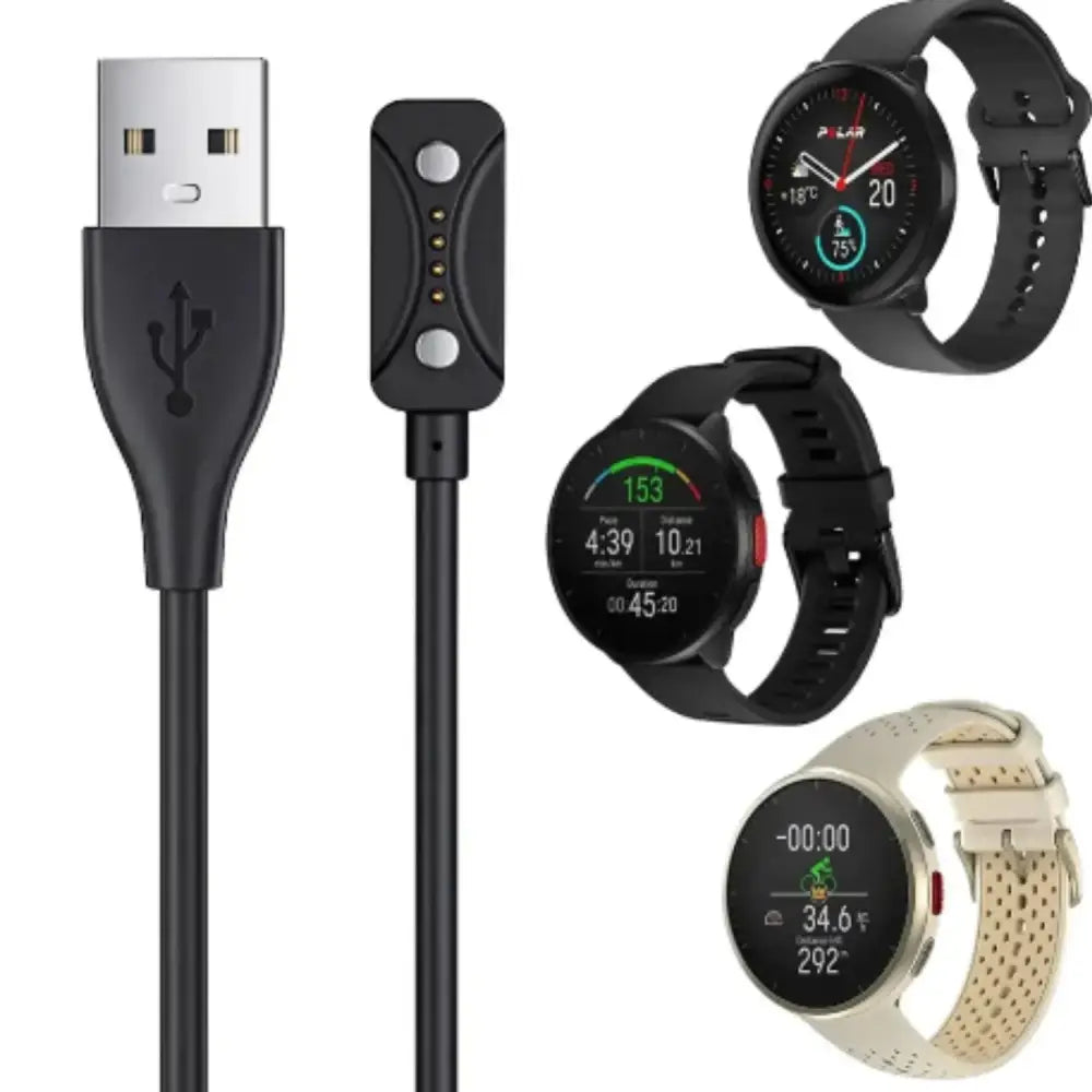 USB Charger for Polar Pacer Pro/Ignite 3 Habicare