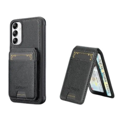 2-in-1 Leather Case for Samsung Series (Black) Habicare
