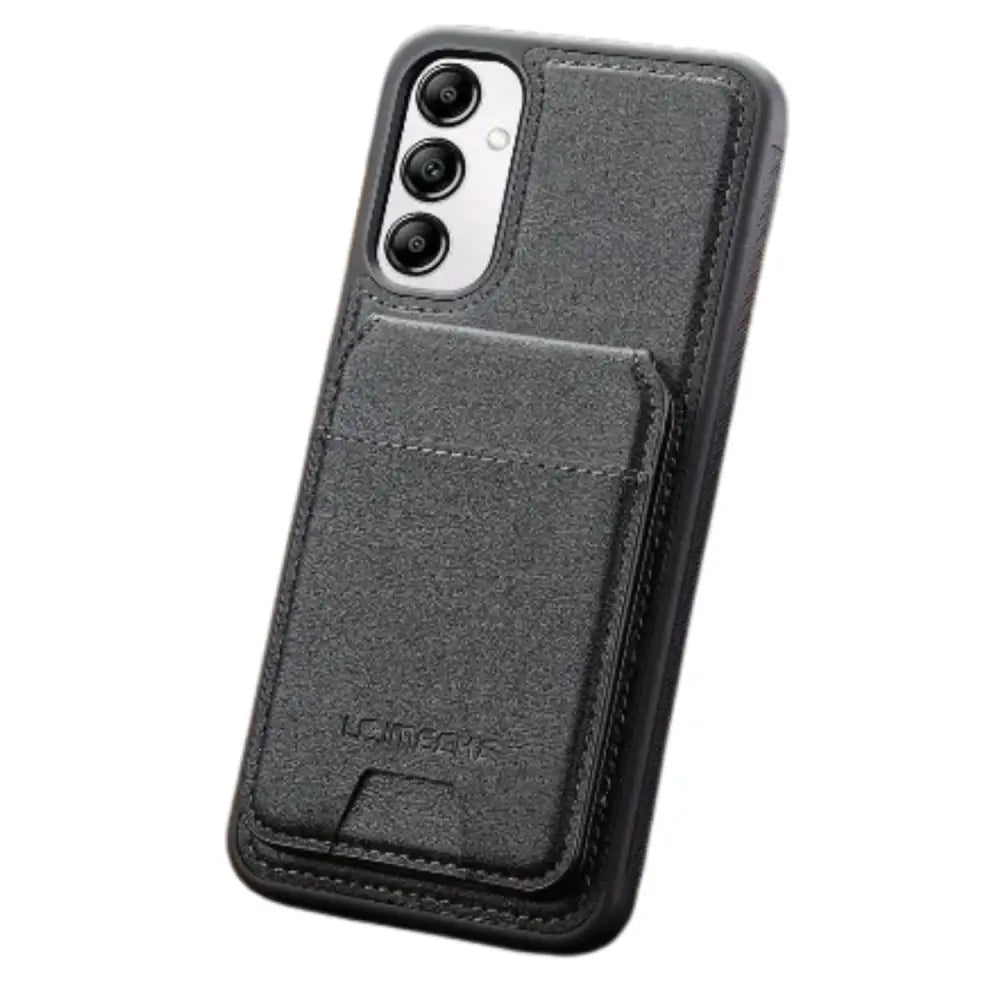 2-in-1 Leather Case for Samsung Series (Black) Habicare