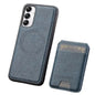 2-in-1 Leather Case for Samsung Series (Blue) Habicare