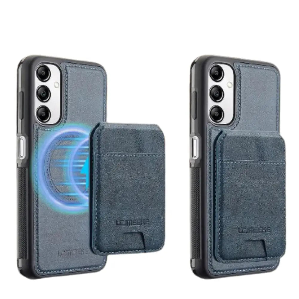 2-in-1 Leather Case for Samsung Series (Blue) Habicare
