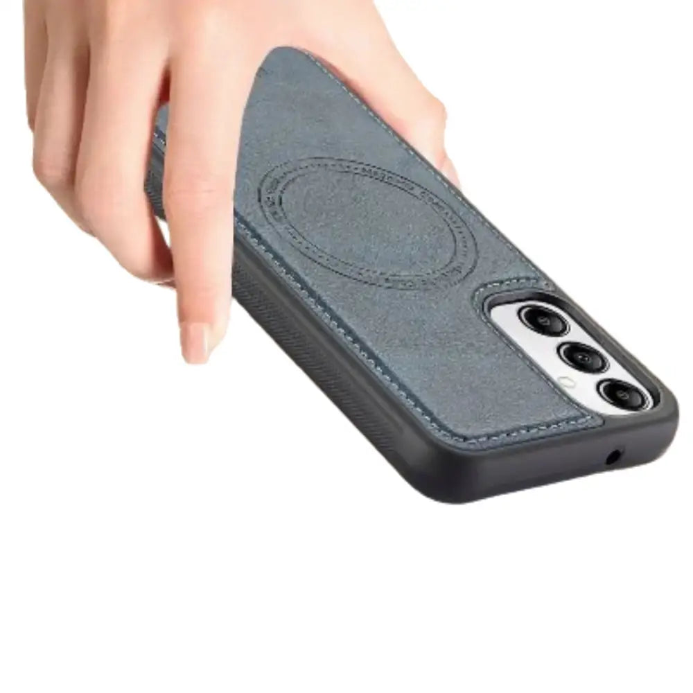 2-in-1 Leather Case for Samsung Series (Blue) Habicare