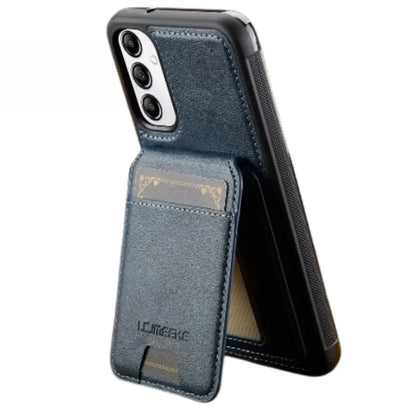2-in-1 Leather Case for Samsung Series (Blue) Habicare