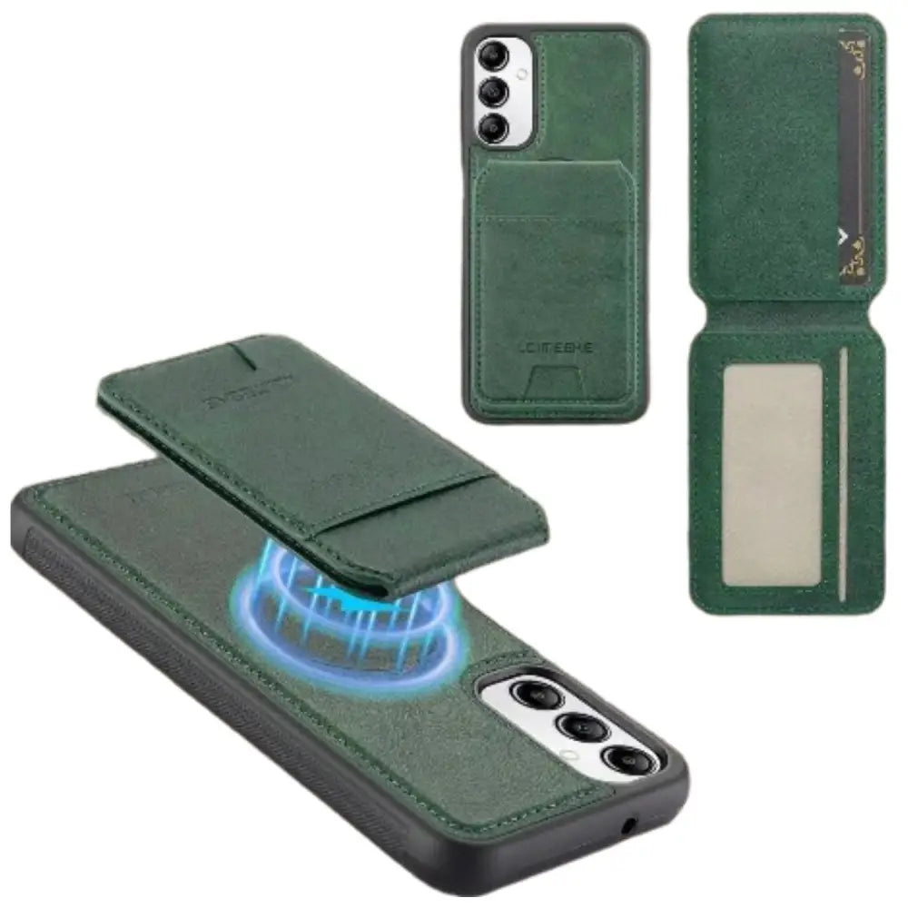 2-in-1 Leather Case for Samsung (Green) Habicare