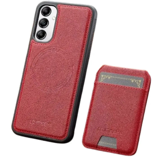 2-in-1 Leather Case for Samsung Series (Red) Habicare
