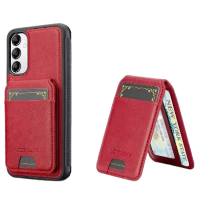 2-in-1 Leather Case for Samsung Series (Red) Habicare