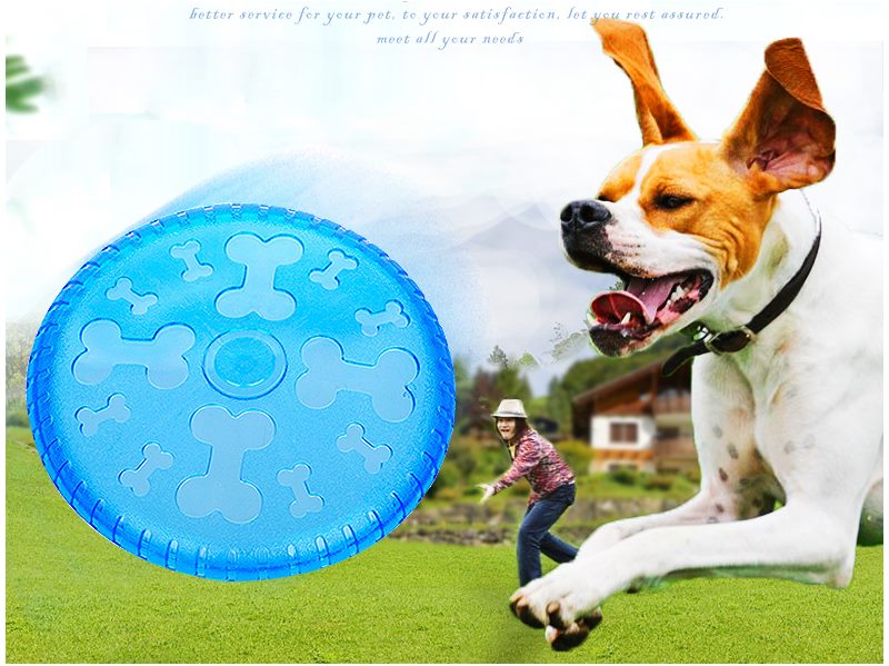New Frisbee Flying Disc Tooth Resistant Outdoor Pet Dog Training Fetch Toy dealonline.co.nz