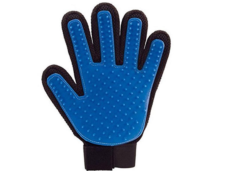 2 Pairs Pet Grooming Glove Brush Loose Hair Remover Fur Massage Removal Dog Cat dealonline.co.nz