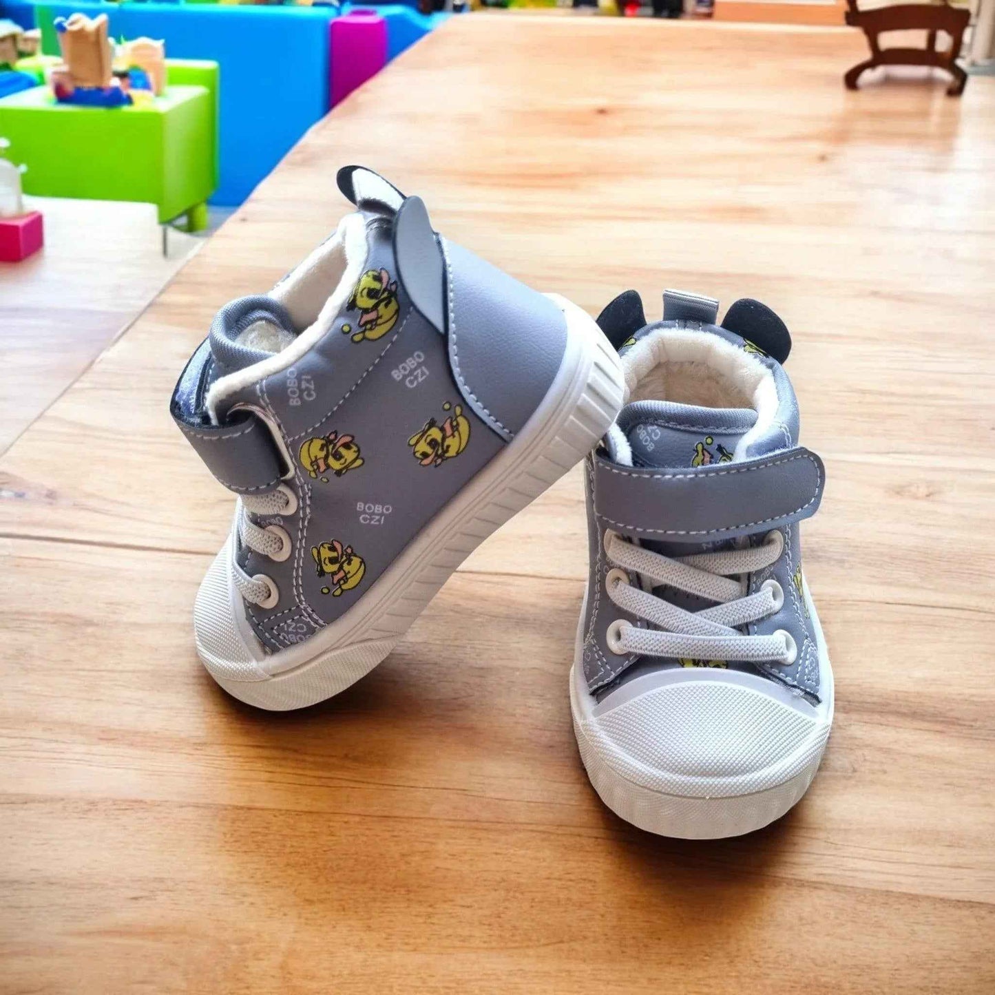 Plush High-Tops – Soft, Secure & Playful