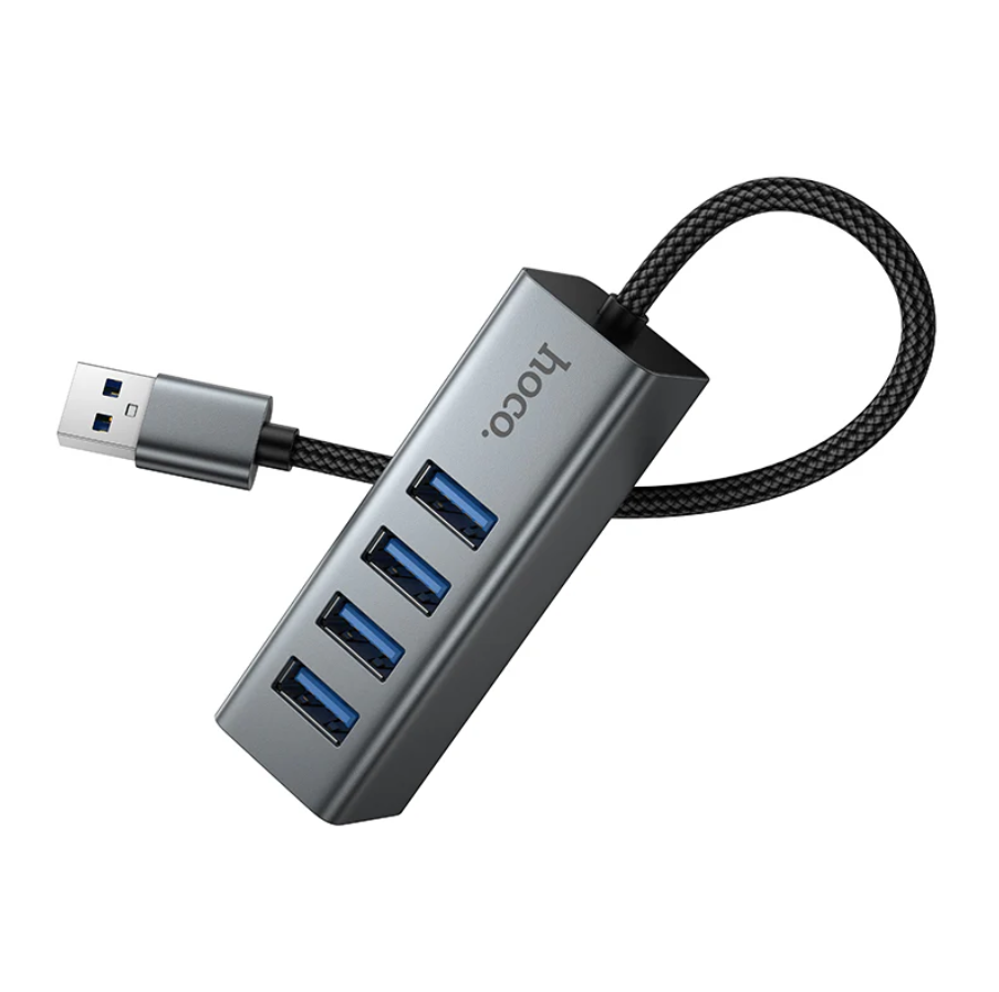 USB A to 4 Port USB 3.0 Expansion Hub 5Gbps (HB1B) techplus