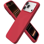 iPhone 17 Pro Max Red Silicone Case – Soft Protective Cover