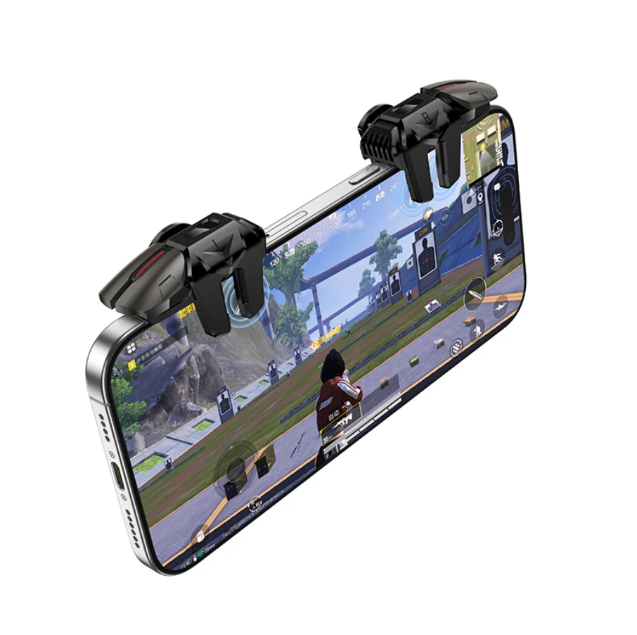 Mobile Gaming Trigger Buttons 4 Finger Controller (GA22) techplus