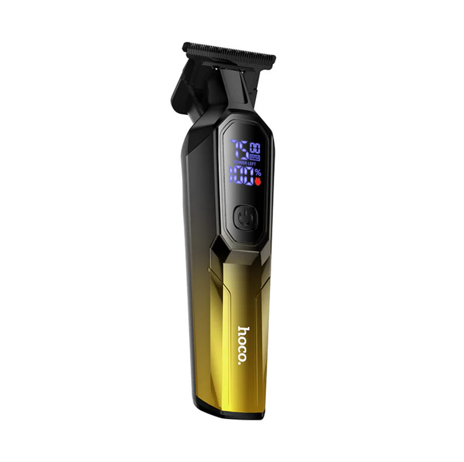 Electric Hair Clipper LED Display Cordless Trimmer (HP27) techplus