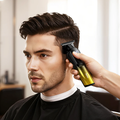 Electric Hair Clipper LED Display Cordless Trimmer (HP27) techplus