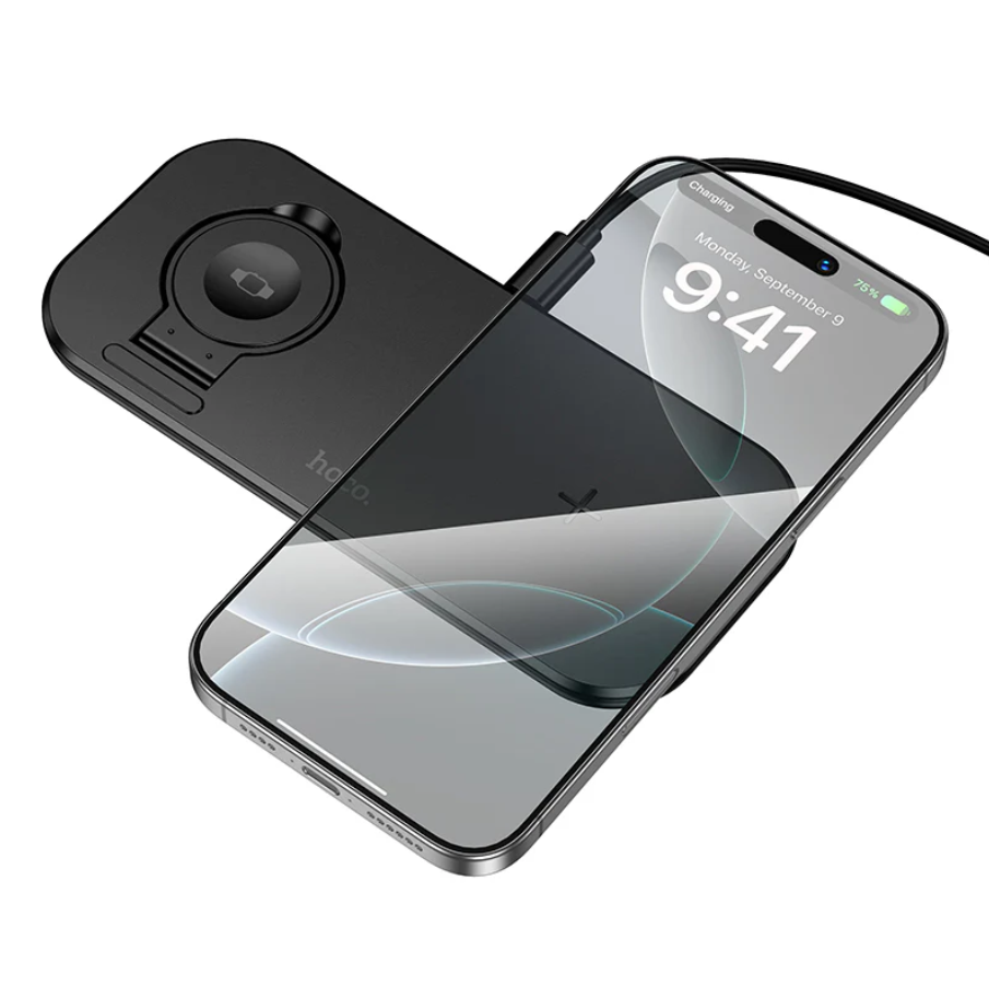 15W 3 in 1 Wireless Charger Ultra Thin Aluminum (CW65) techplus