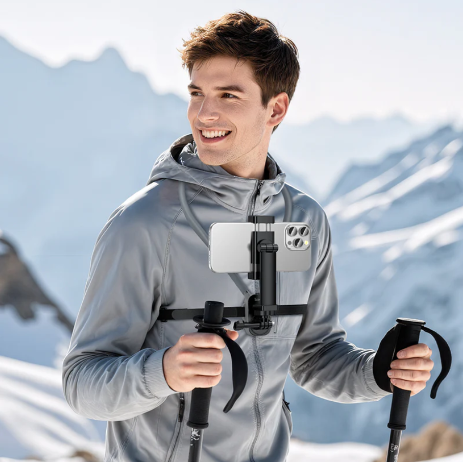 Neck Mount Phone Holder POV Vlogging (K30) techplus