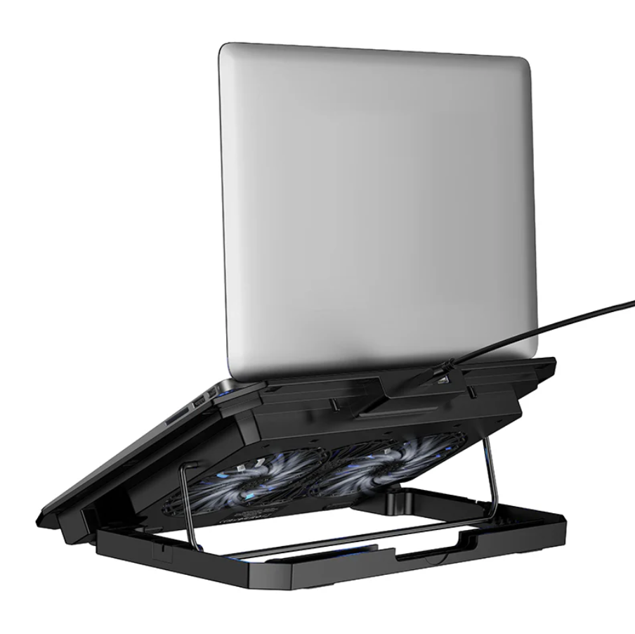Laptop Stand with Cooling Fan Adjustable (GA4) techplus