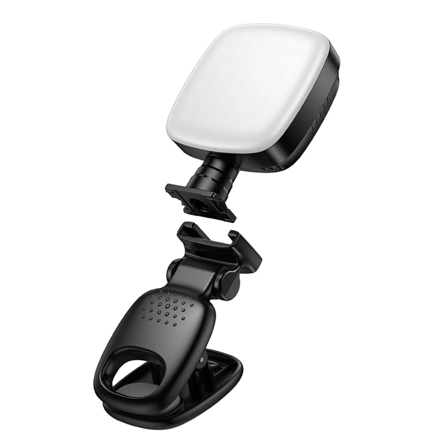 Hoco Portable Mini LED Fill Light Clip On 9 Level (K28) techplus