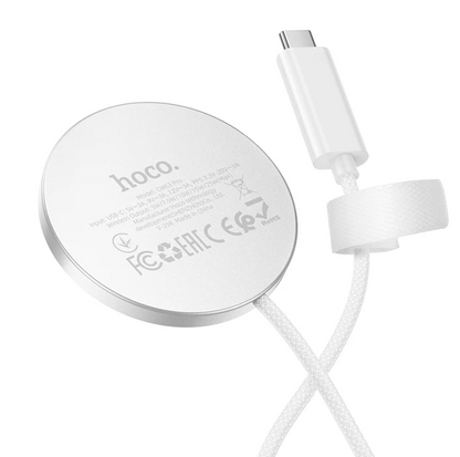 Hoco 25W Qi2.2 Magnetic Wireless Charger (CW63 Pro) White techplus