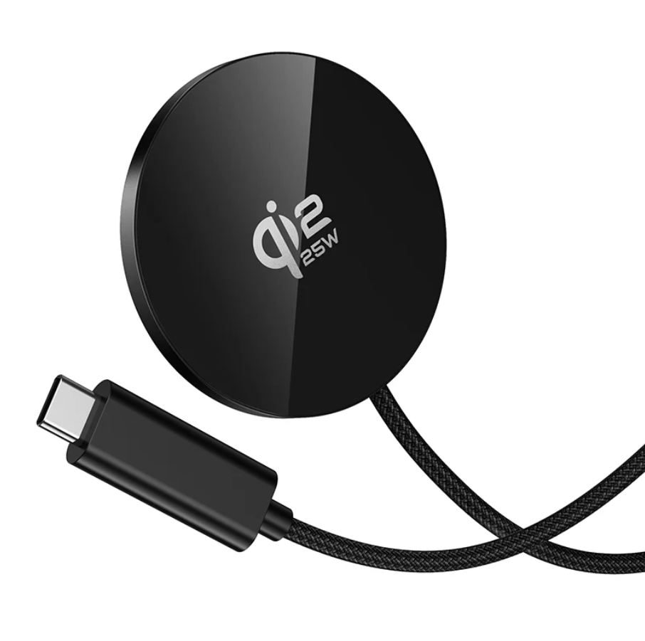Hoco 25W Qi2.2 Magnetic Wireless Charger (CW63 Pro) Black techplus
