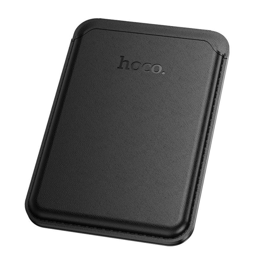 Hoco Leather Magnetic Card Holder With MagSafe (DLB02) techplus