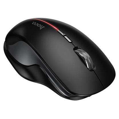 Wireless Mouse Dual Mode Bluetooth LED Rechargeable (GM40) Black techplus