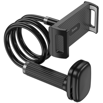 Flexible Hoco Universal Lazy Stand phone and tablet holder by TechPlus, showing adjustable design supporting various devices.