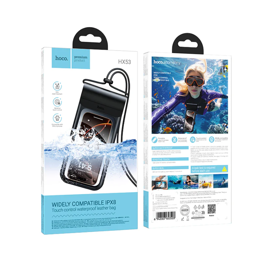 Triple Sealed Waterproof Phone Bag With IP68 Dry Pouch (HX53) techplus