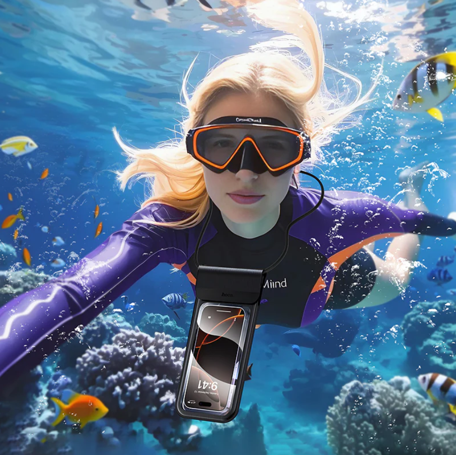 Triple Sealed Waterproof Phone Bag With IP68 Dry Pouch (HX53) techplus