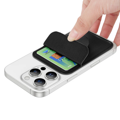Hoco Magnetic Card Pocket Wallet Slim Phone Holder (GT6) techplus