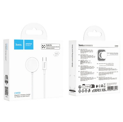 Hoco Wireless Charger for Apple & Samsung Watch (CW59) techplus