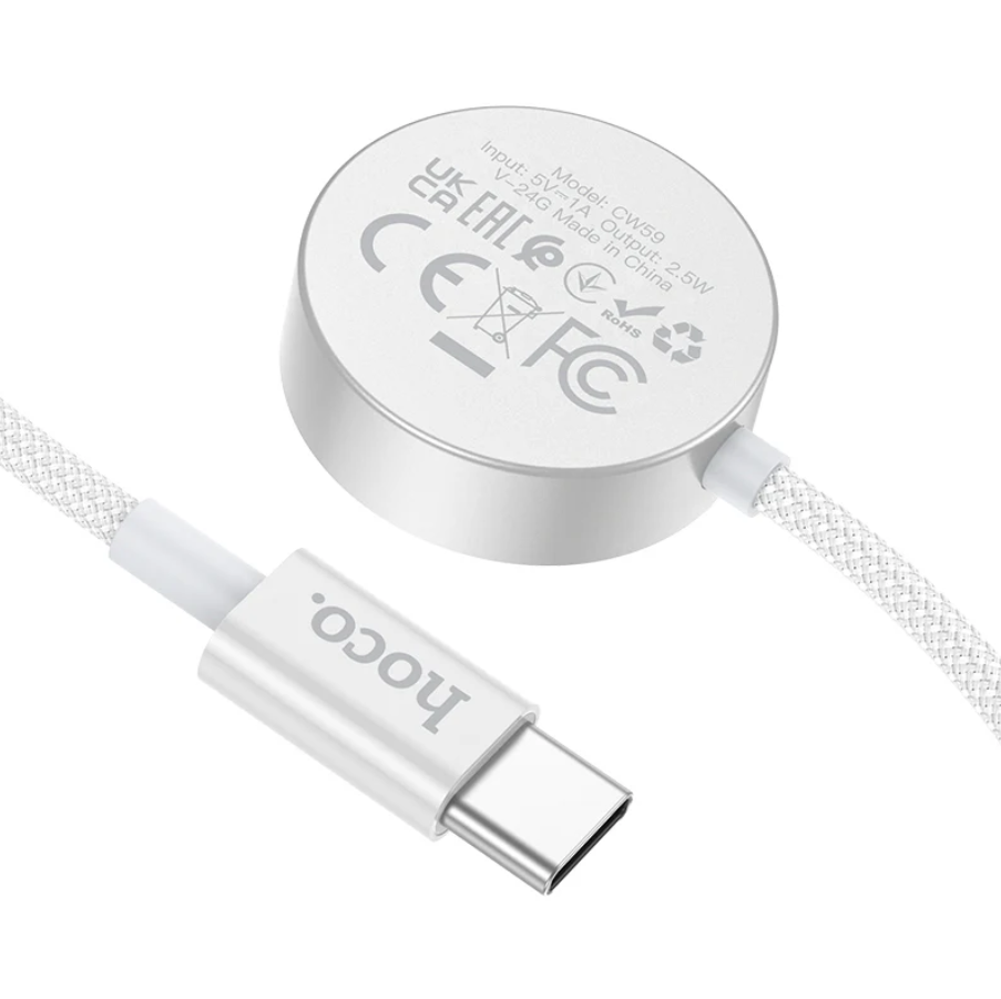 Hoco Wireless Charger for Apple & Samsung Watch (CW59) techplus
