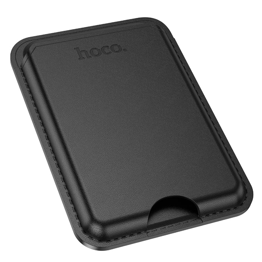Hoco Leather Magnetic Card Pocket Slim Wallet (DLB01) techplus