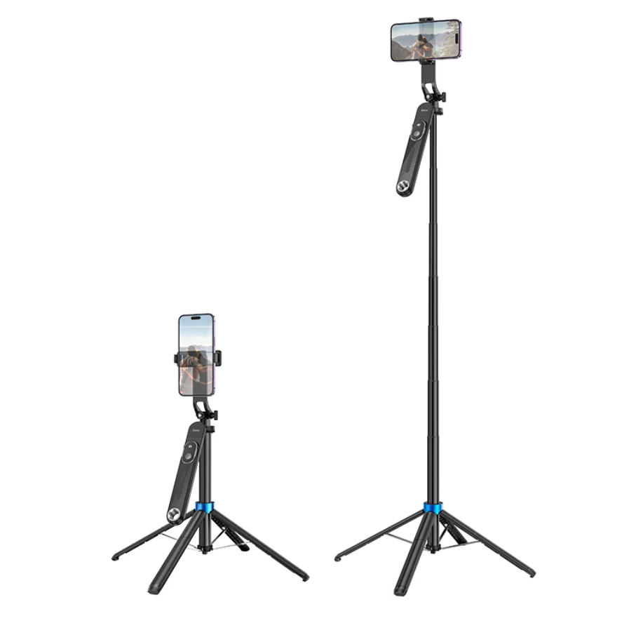 Hoco Premium Bluetooth Selfie Stick 1.75m Quadpod Stand (K22) techplus