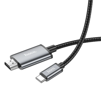 Hoco Type C to 4K HDMI Cable 2 Meter (UA27-C) techplus