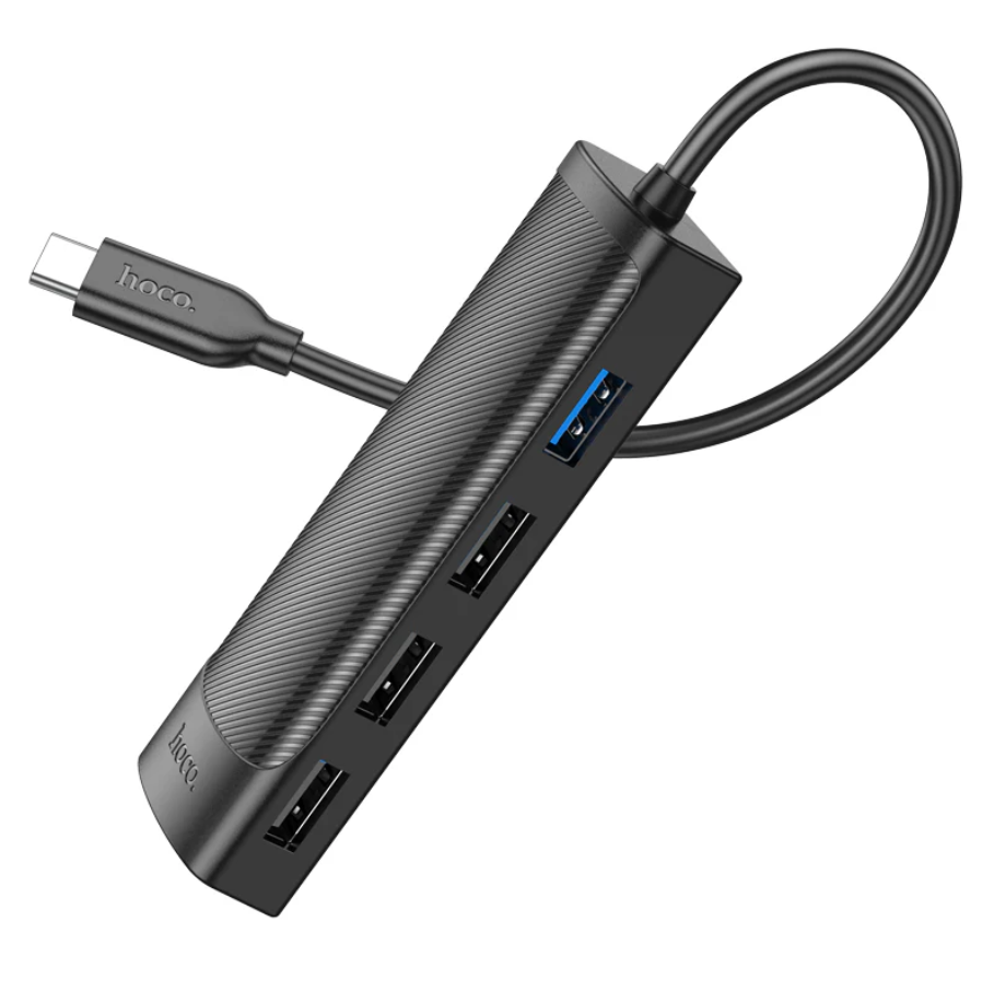 Hoco USB-C to USB-A 4 in 1 USB Expansion Hub 5Gbps (HB41) techplus