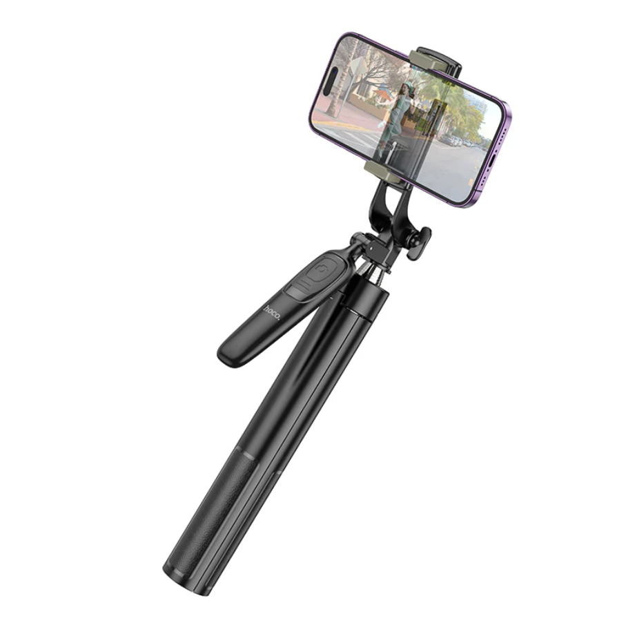 Techplus Hoco Premium Bluetooth selfie stick with 1.57m tripod stand, adjustable for stable photos and selfies