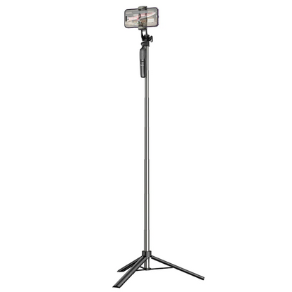 Techplus Hoco Premium Bluetooth selfie stick with 1.57m tripod stand, adjustable for taking photos and videos easily.
