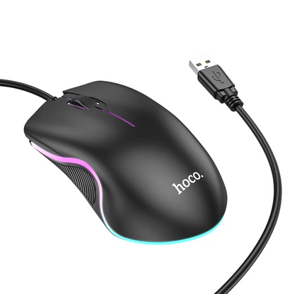 Hoco Wired Gaming Mouse RGB Ergonomic GM19 techplus