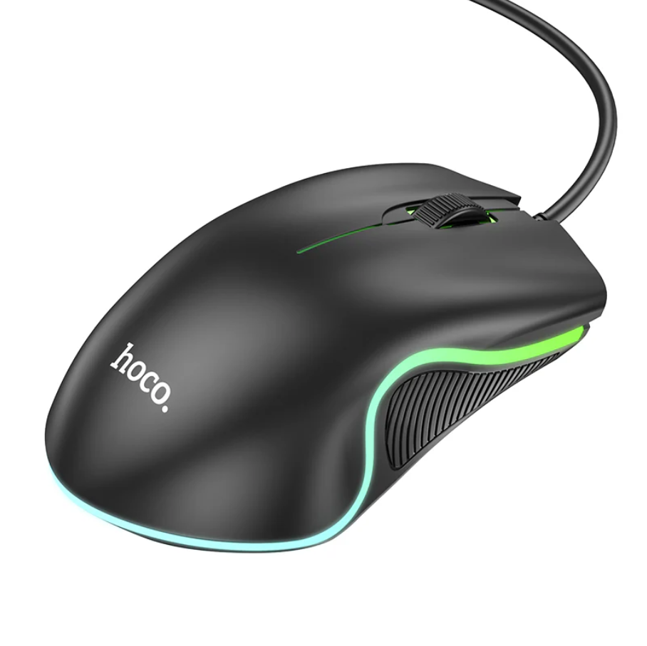Hoco Wired Gaming Mouse RGB Ergonomic GM19 techplus