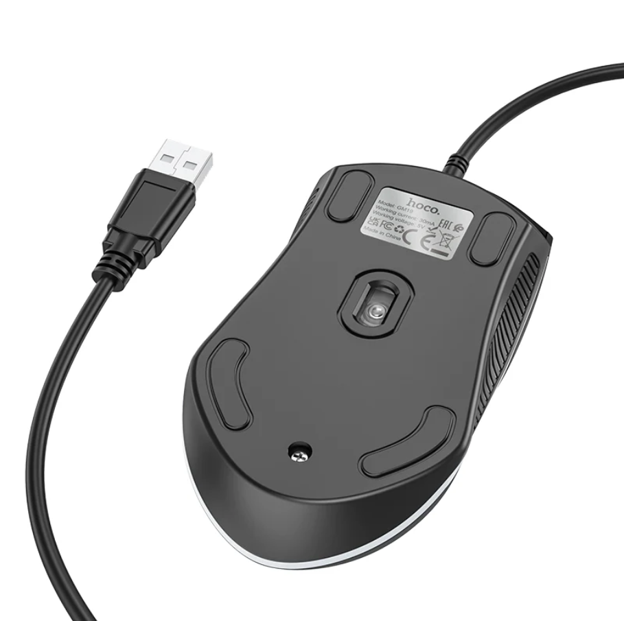 Hoco Wired Gaming Mouse RGB Ergonomic GM19 techplus