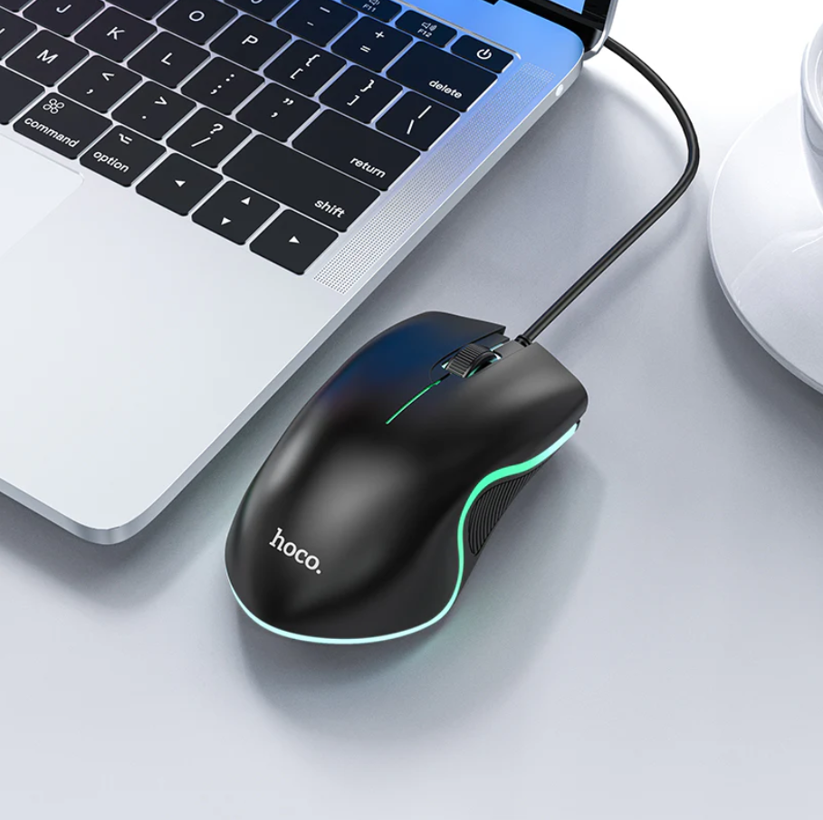 Hoco Wired Gaming Mouse RGB Ergonomic GM19 techplus