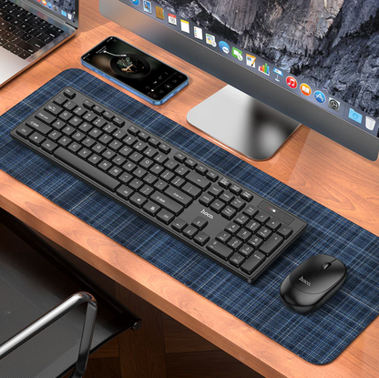 Hoco Wireless Keyboard Mouse Combo With USB Receiver (GM17) techplus